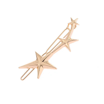 Girls Triangle Moon Hairpins