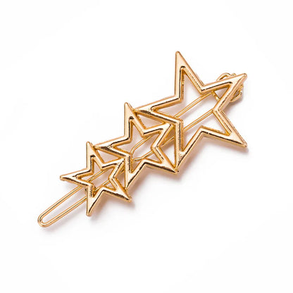 Girls Triangle Moon Hairpins